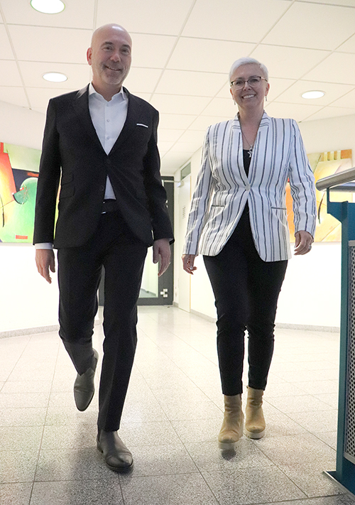 Dr. Andreas J. Schmid and Annemarie Wegmeth - CEO and CFO of ERICH JAEGER